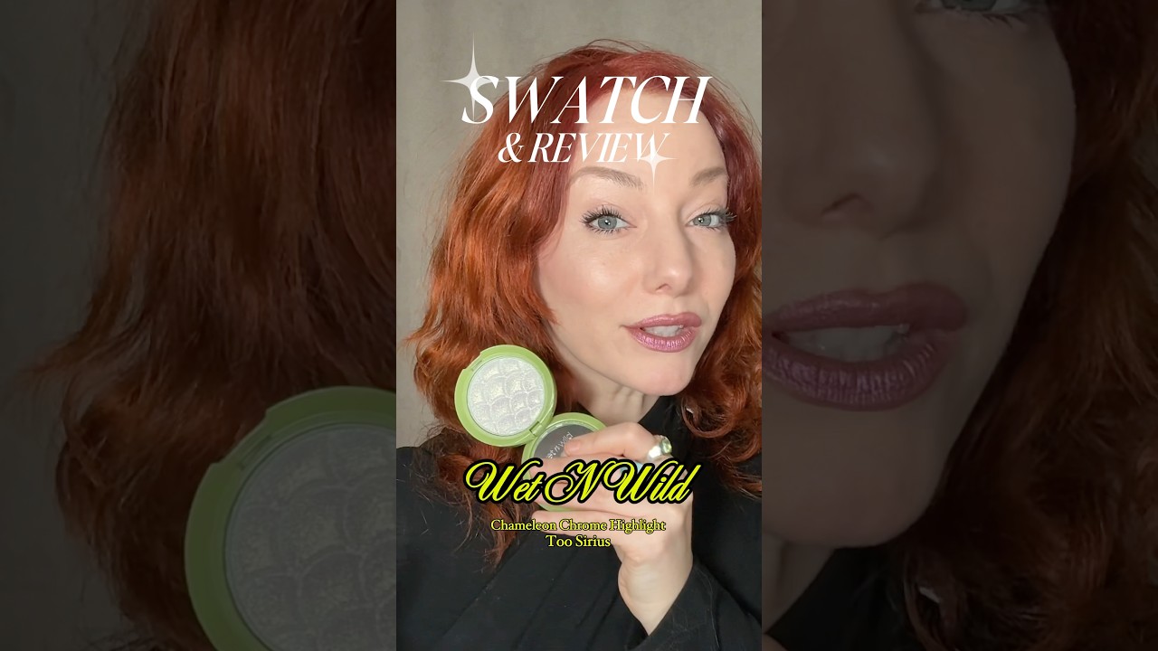 Хайлайтер Wet N Wild Chameleon Chrome ✨😍✨ #хайлайтер #свотчимакияжа #обзормакияжа