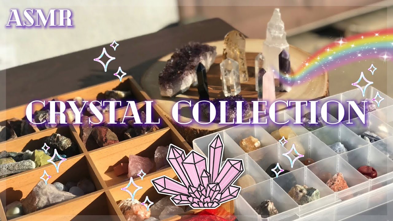 ASMR Crystal Collection 2018 ✨💎 [lo-fi]- whispering, tapping
