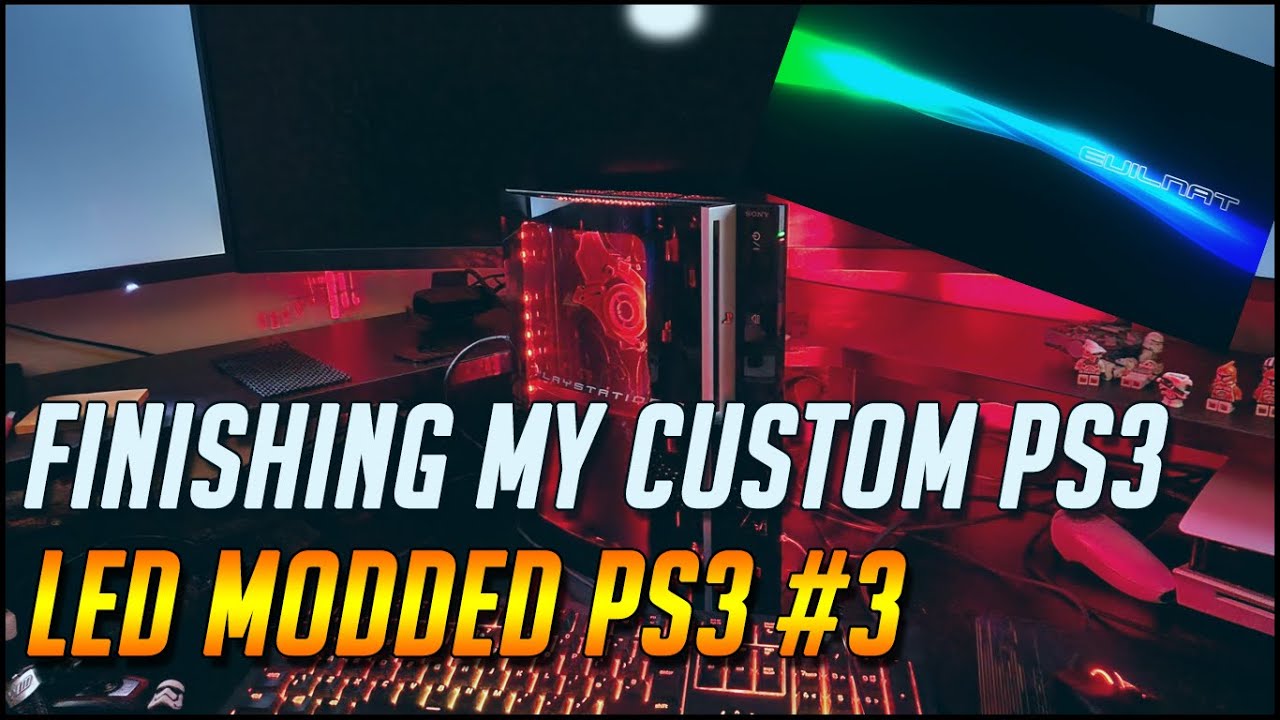 FINALLY FINISHING MY LED MODDED CONSOLE ★ LED MODDED PS3 PART 3