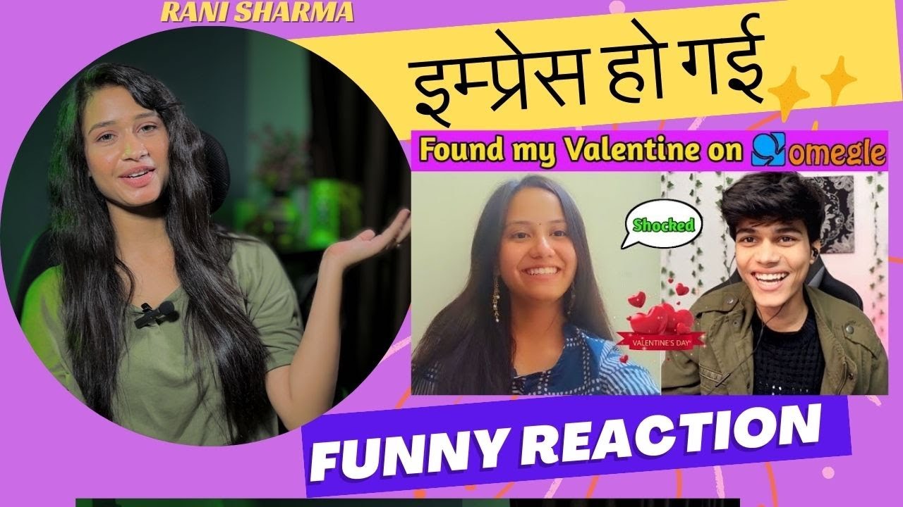 OMEGLE ADARSH SINGH | RANI SHARMA | FUNNY REACTION |