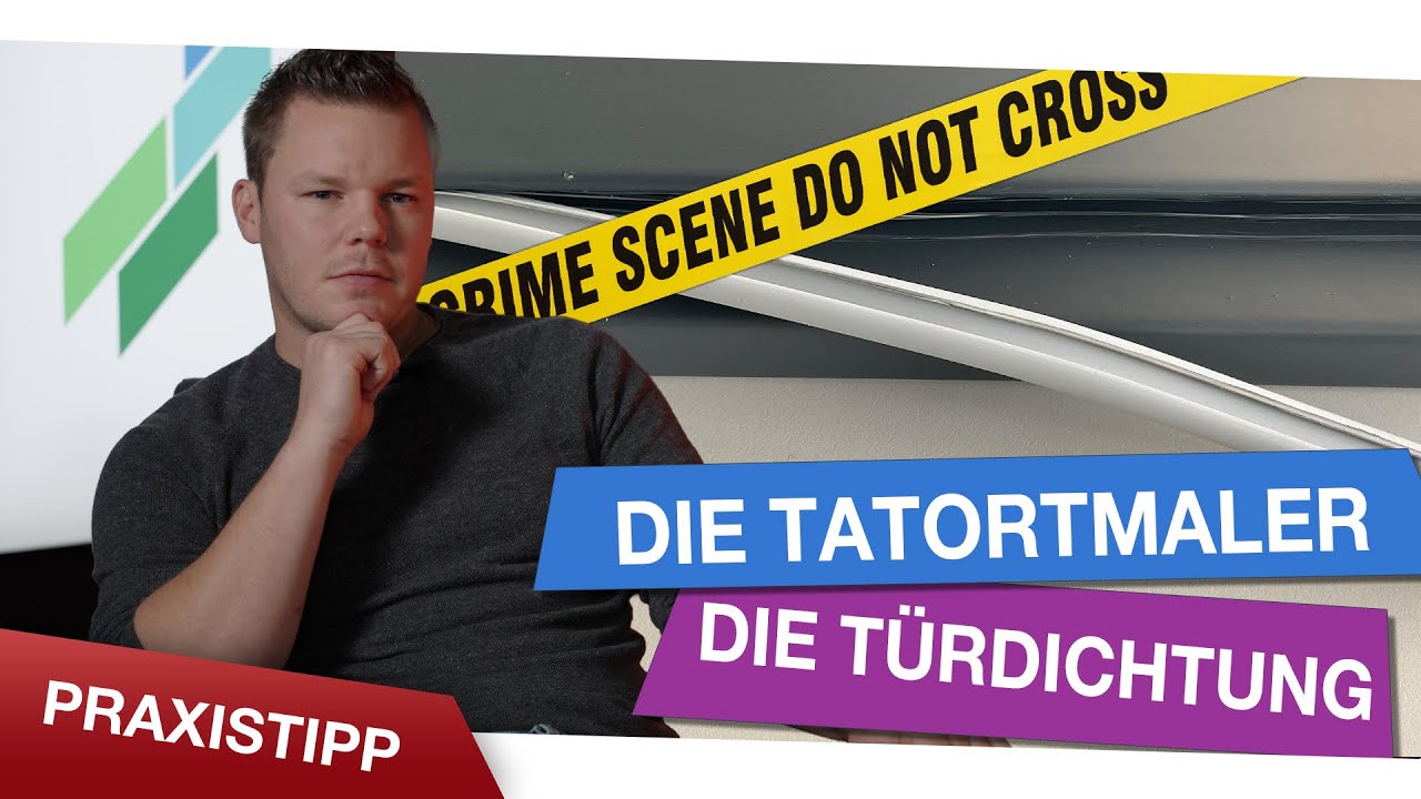Warum ist dein Lack klebrig? Tatortmaler Lukas & Florian l&ouml;sen das R&auml;tsel! 🚪