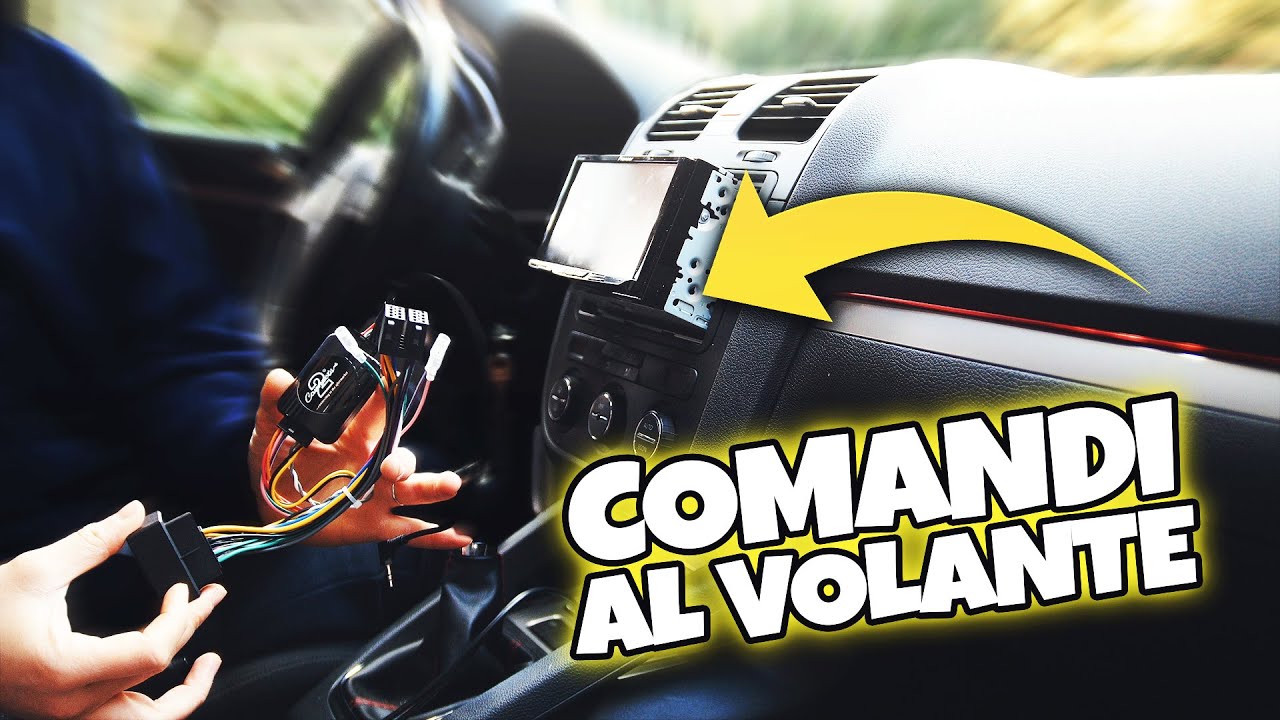 RECUPERO COMANDI AL VOLANTE GOLF 5 E AUTORADIO 2 DIN PIONEER - CARICAMENTE RACING ITALIA