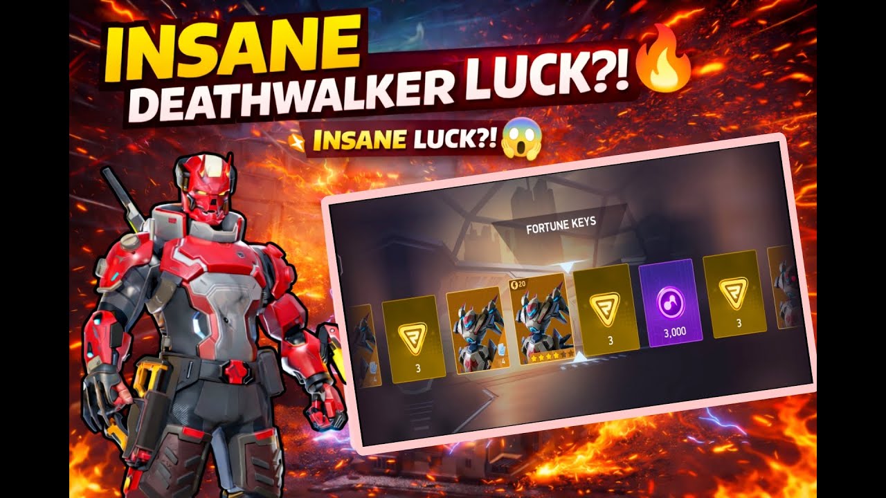 The Luckiest Crate Rush Ever 😳🔥 | DEATHWALKER  🔥⚡ | Mech Arena