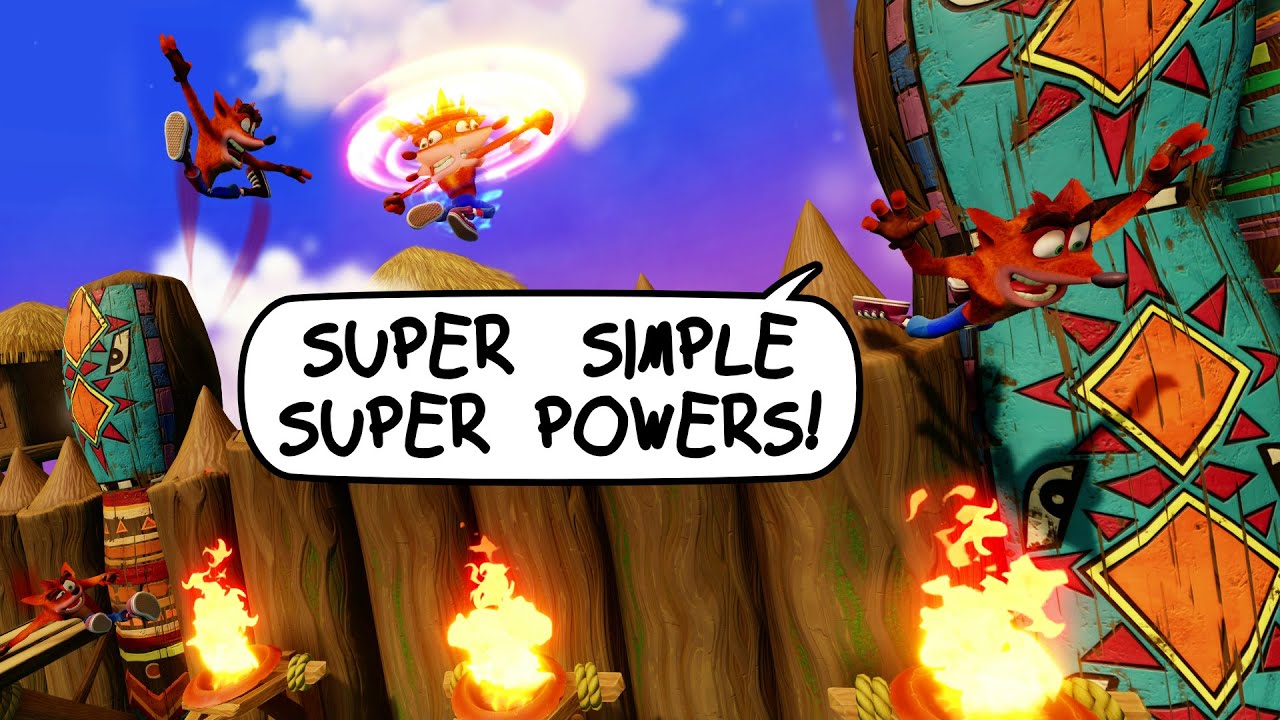 Crash NST: Improved super powers mod for Crash 1 & 2