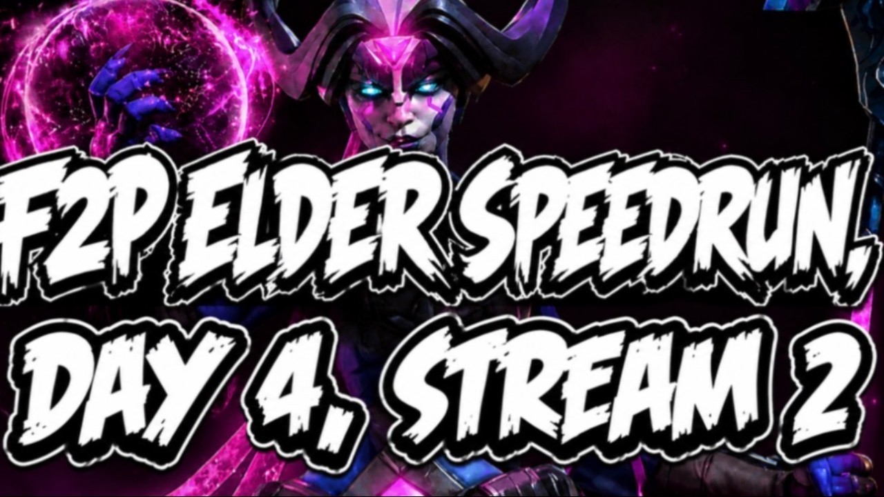 Finishing Apex + Carinas Prep! F2P Elder Speedrun Day 4, Stream 2