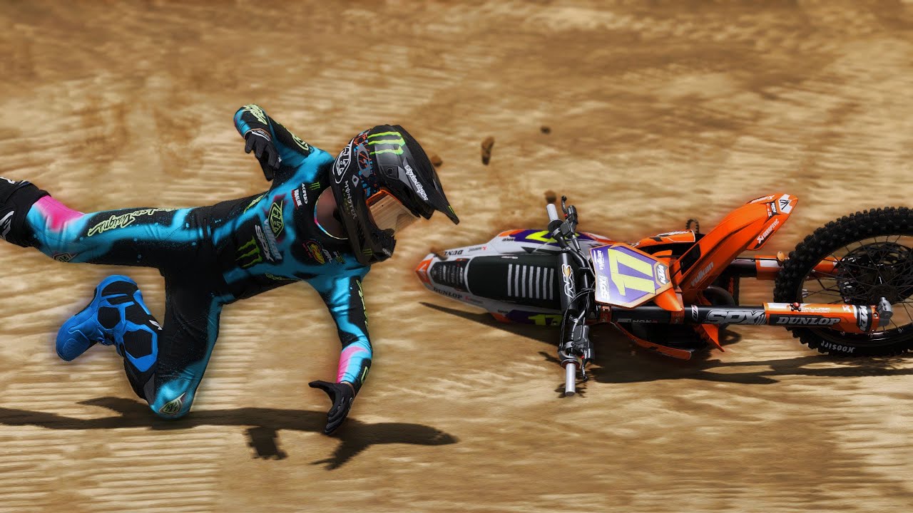 yapping for 20+1 and some how getting a podium - MX Bikes
