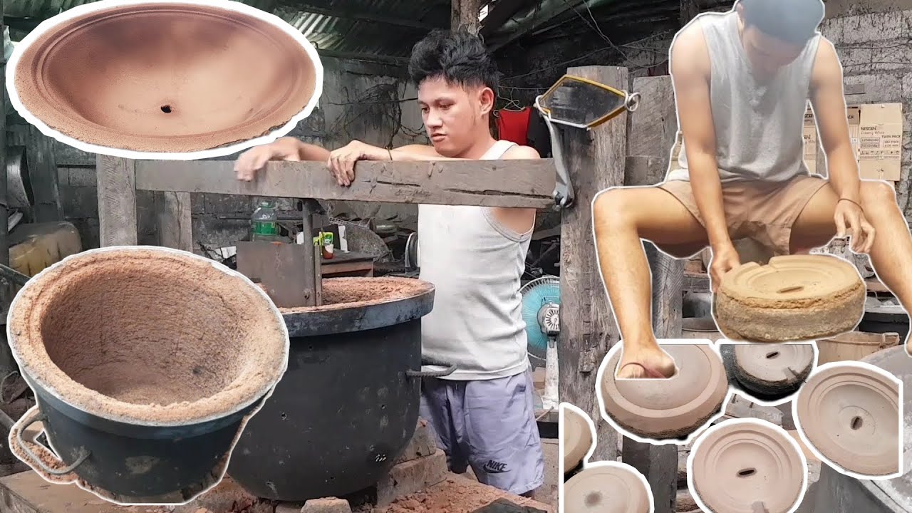 Paano ginagawa ang kaldero / kawa at kawali? Part3