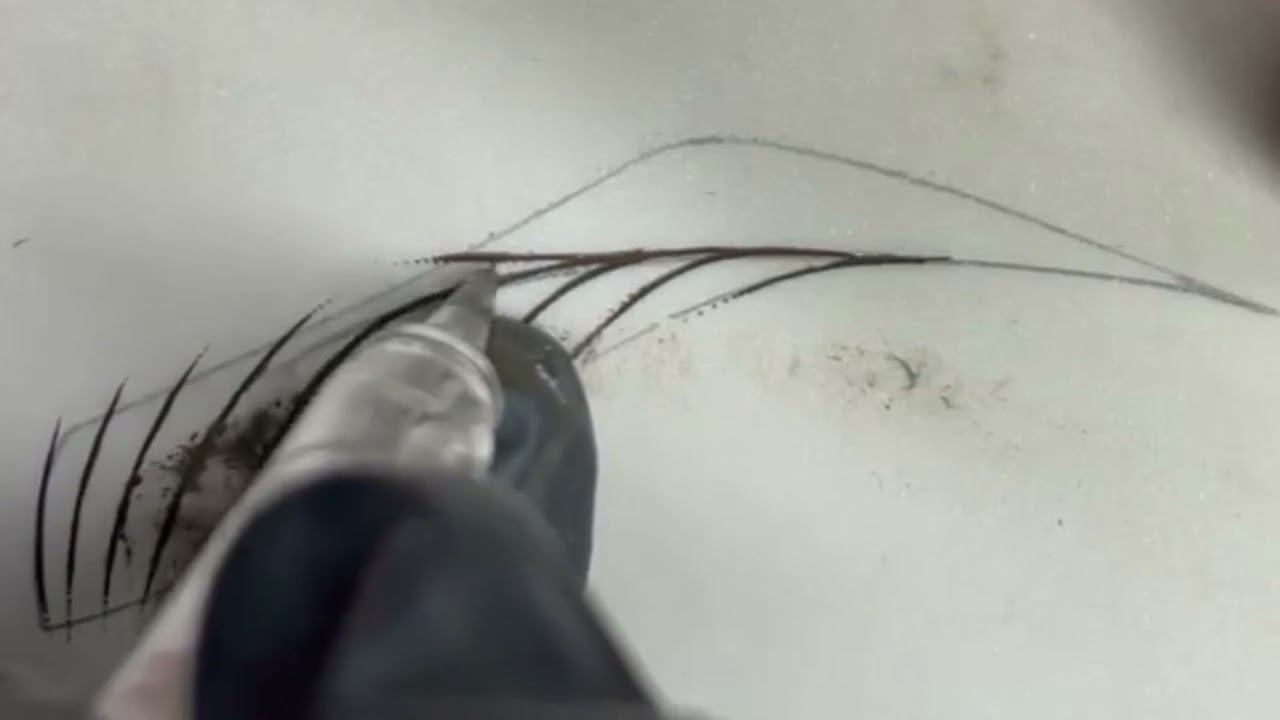 Hairstrokes | điêu khắc máy| kỹ thuật đi sợi nét 1 lượt | cách đi sợi nhanh