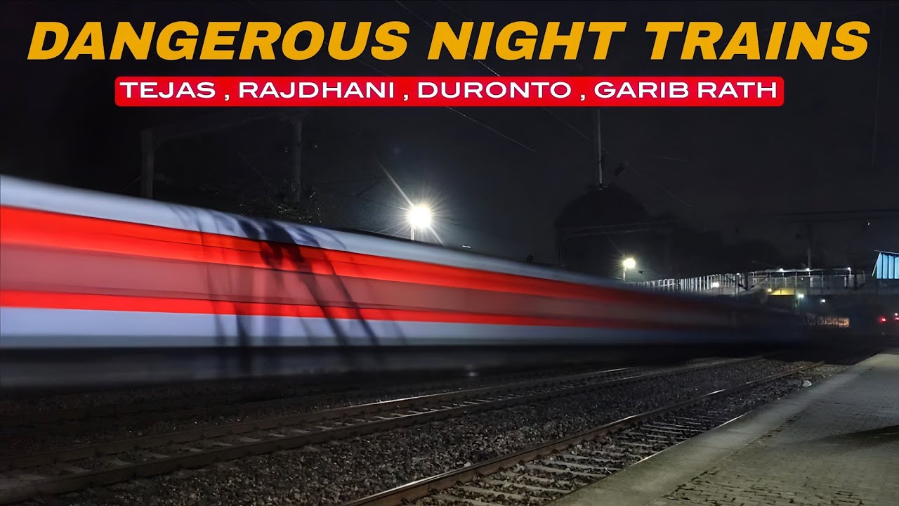 Compalition : High Speed Indian Night Trains l Rajdhani Tejas , Duronto , Garib Rath Express