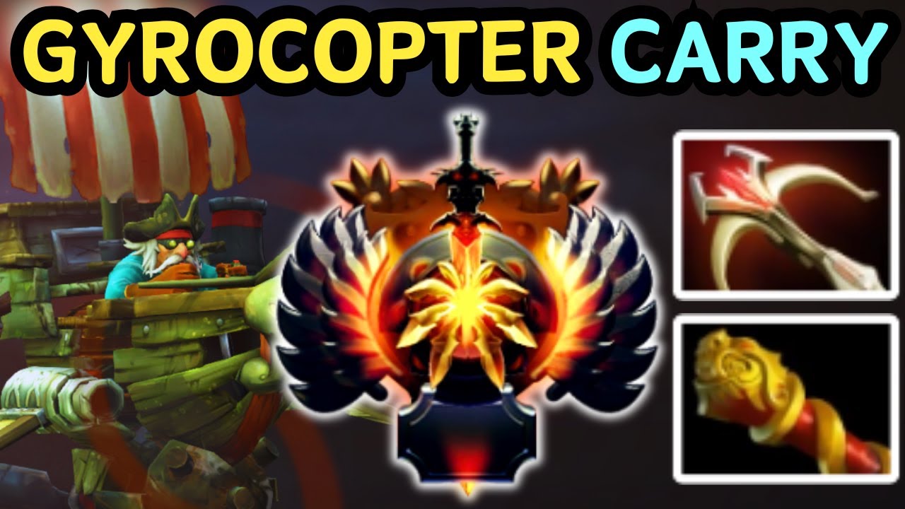 🔥 HOW TO PLAY GYROCOPTER POS 1 | 21 KILL AOE CARRY GAMEPLAY 🔥