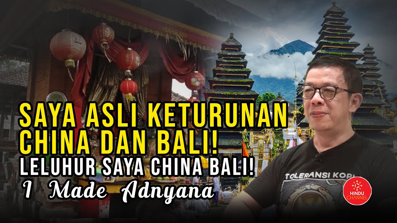 LELUHUR CHINA BALI! SAYA BANGGA !