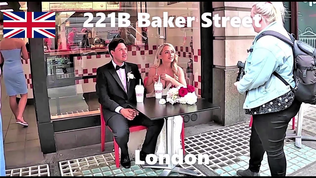 🤗221B Baker Street, Baker Street Station, Sherlock Holmes Museum, crashed a Wedding Party 3ed time!