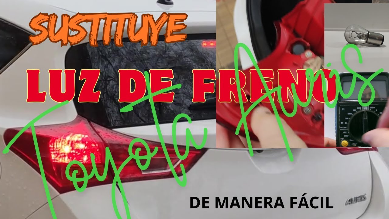 💡🚗💡sustituir/cambiar luz de freno Toyota Auris💡🚗💡