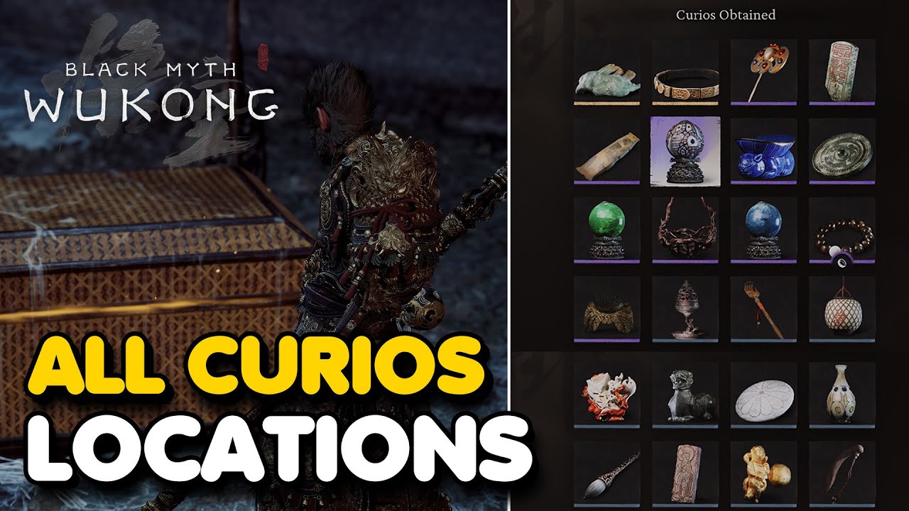 Black Myth: Wukong - All Curio Locations (A Curious Collection Trophy Guide)