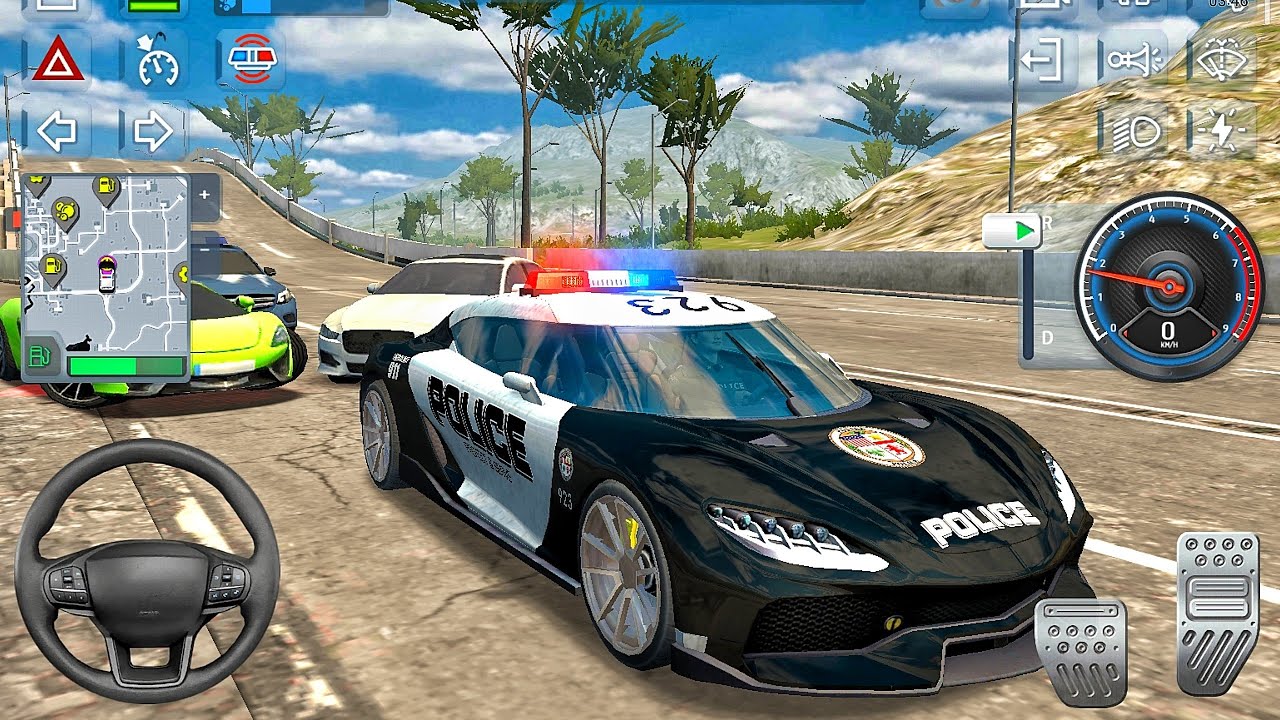 New Police Simulator 2026 Koenigsegg Jesko Police Interceptor High Speed Chase Car Android GamePlay