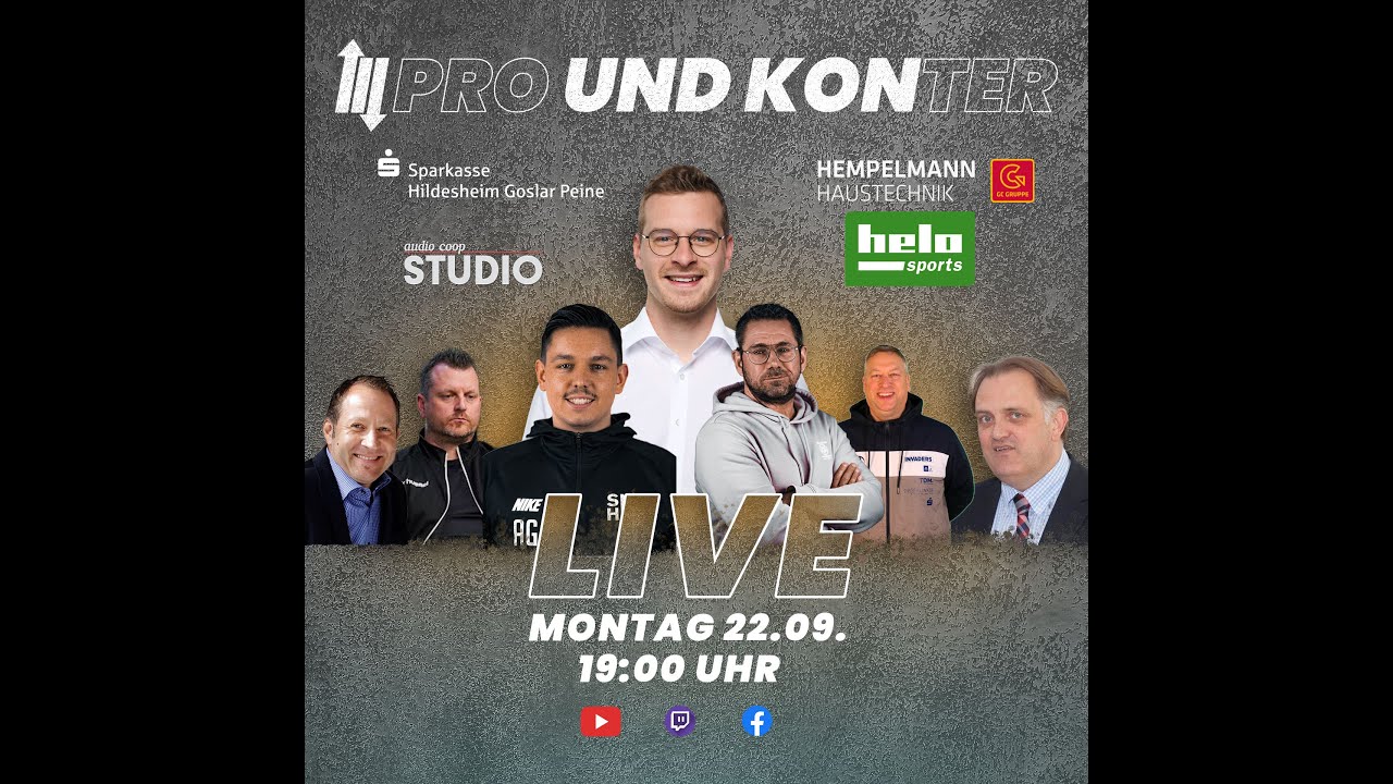Mit den vier großen Vereinen in der Region - Pro und Konter am 22.09.2025