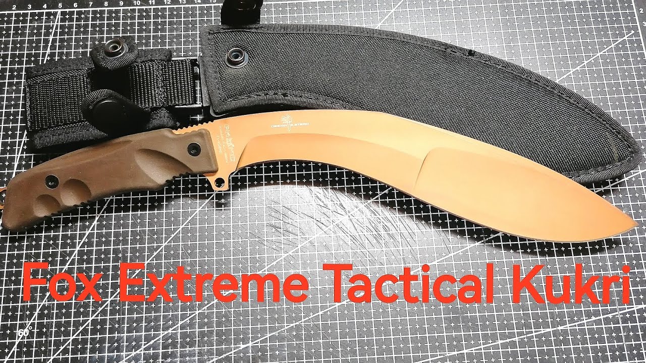 FOX EXTREME TACTICAL KUKRI n690... un coltello da capire che da soddisfazioni....