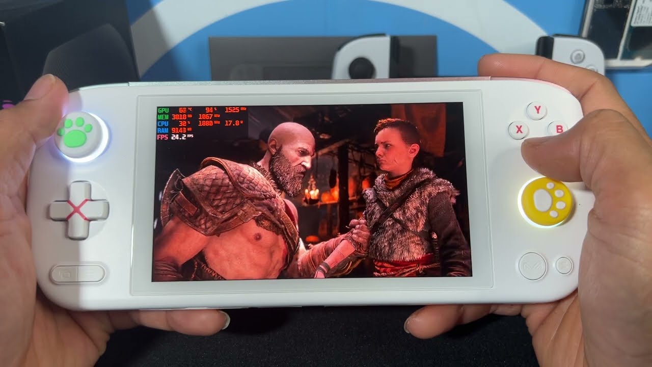 God of War - Ayaneo Air Pro (low Settings 25~35 FPS) Tested- Good