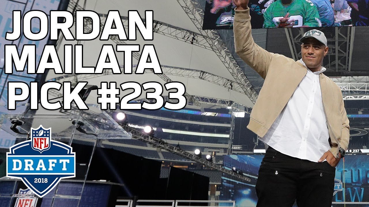 Australian Rugby Player Jordan Mailata Gets Selected by Eagles | 2018 NFL Draft