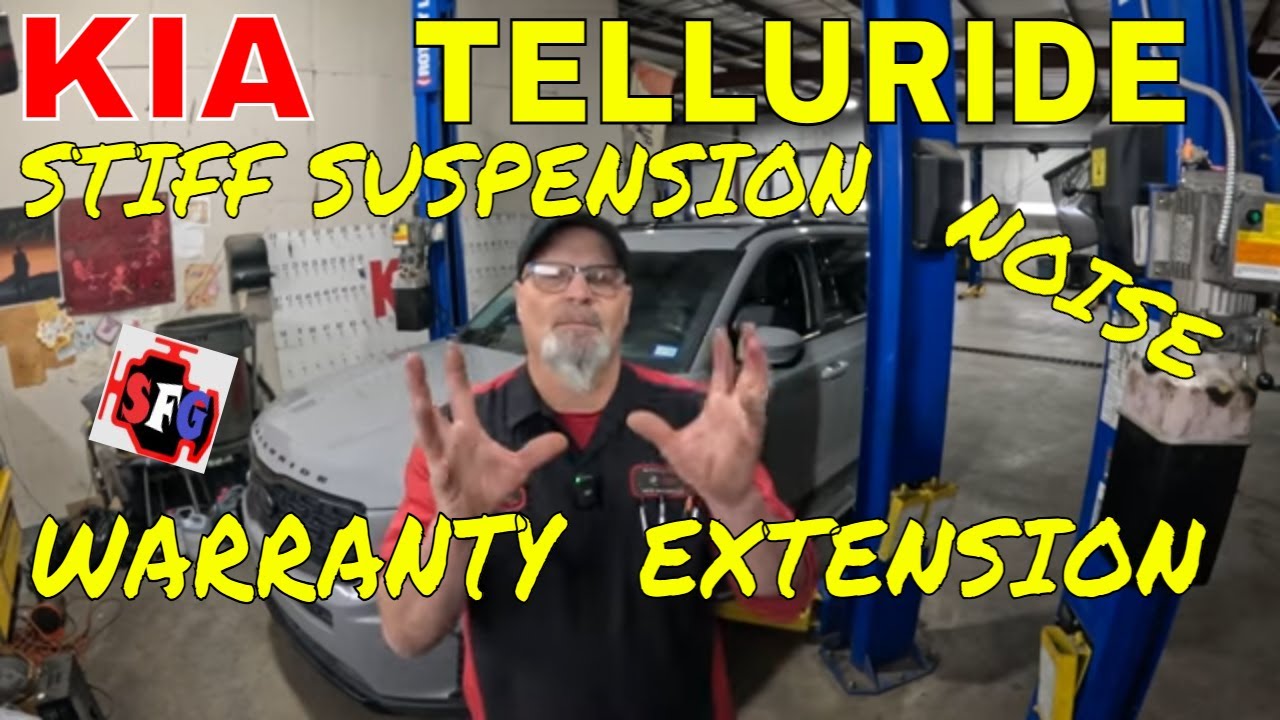 KIA Telluride Stiff Suspension. Shock Warranty Extension.
