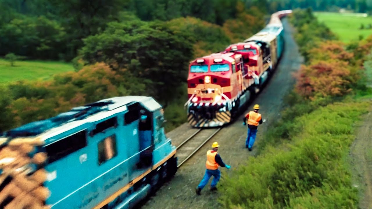 Moments Incroyables Avec des Trains Filmés