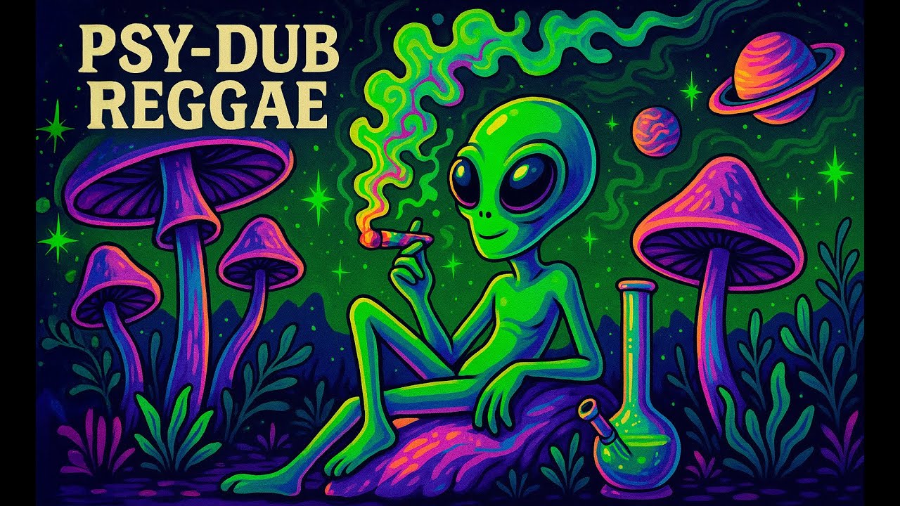 🎧🌌 Psy-Dub Alien Vibes | Cosmic Reggae Trip 🚀🛸