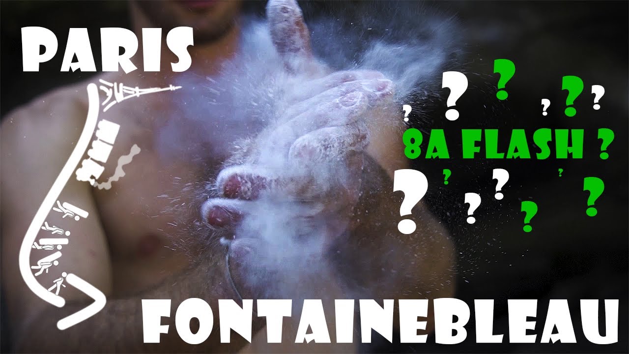 Paris to Bleau, trying to flash 8A dyno and out with friends // A one-day film in Fontainebleau