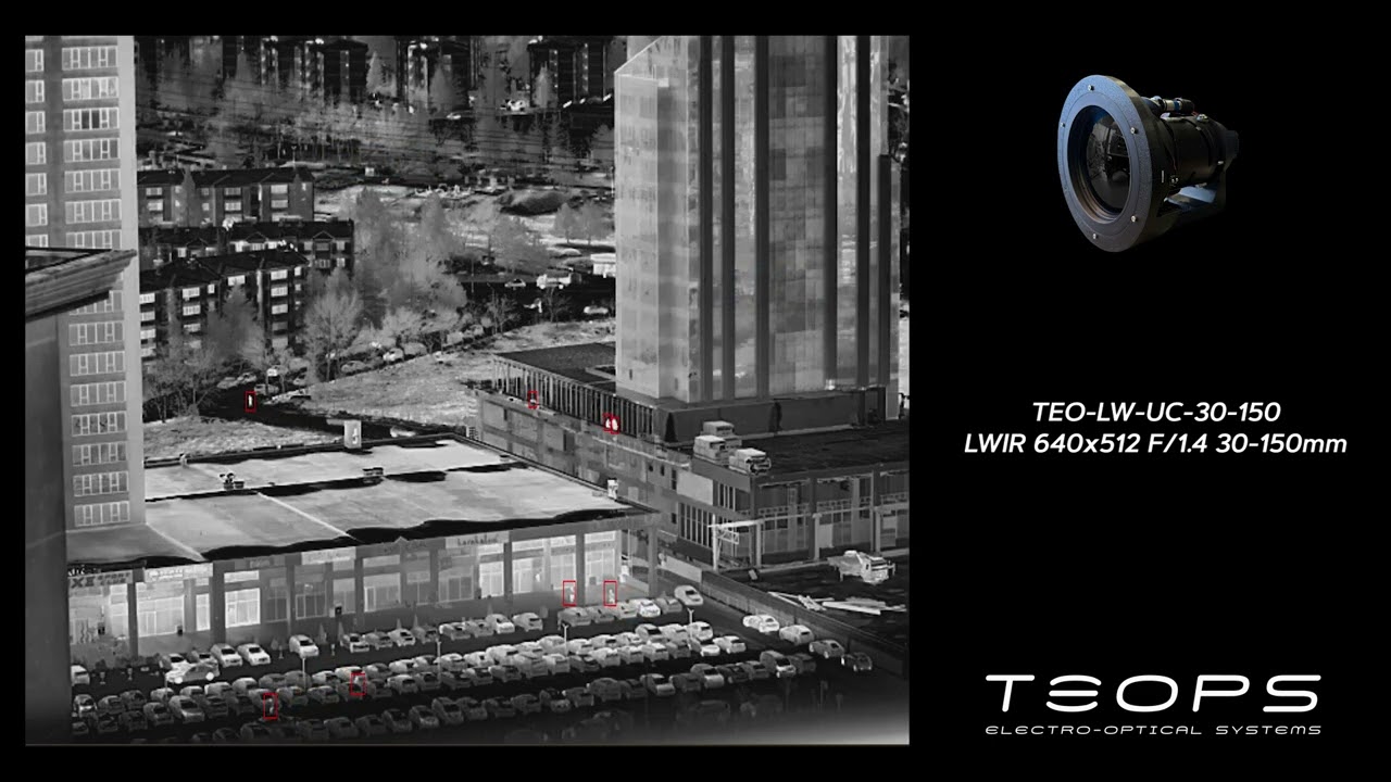 Detection & Identification with LWIR Continuous Thermal Camera | TEO-LW-UC-30-150
