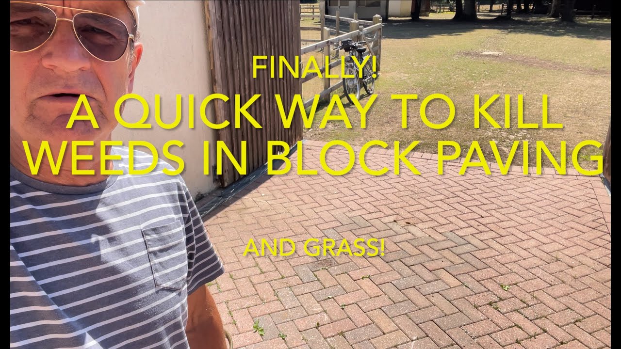 FINALLY! Quick WEED KILLING! On Block Paving, Drives & Pavements. GRASS TOO!