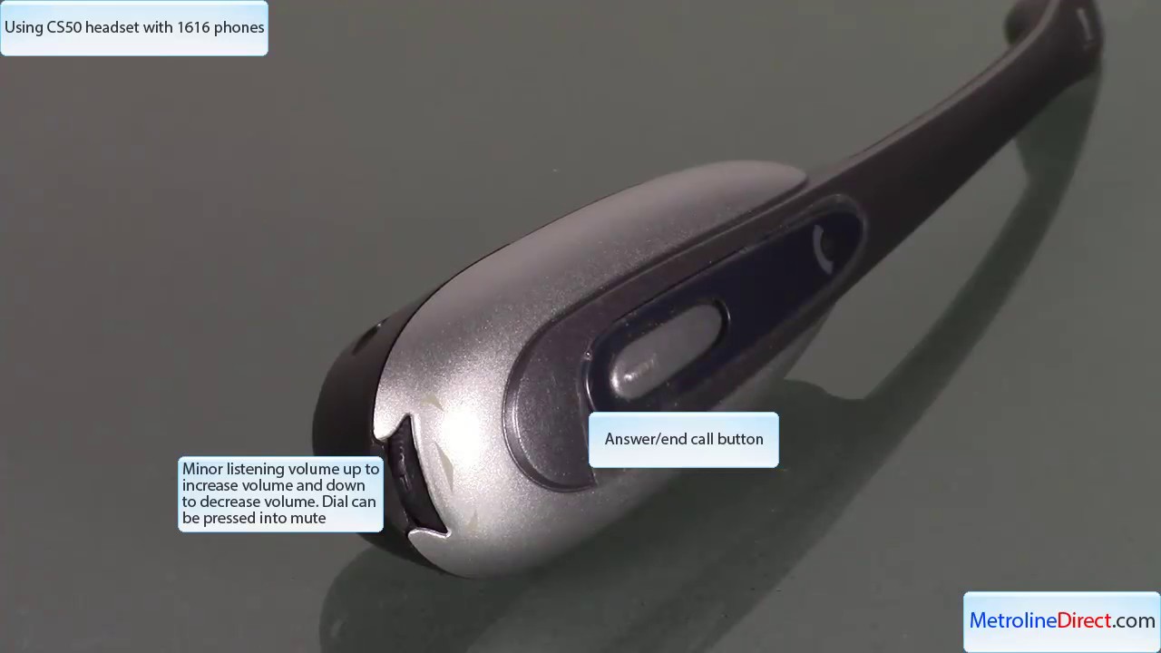 How to Use Plantronics CS50 with Avaya 1616 IP Phone