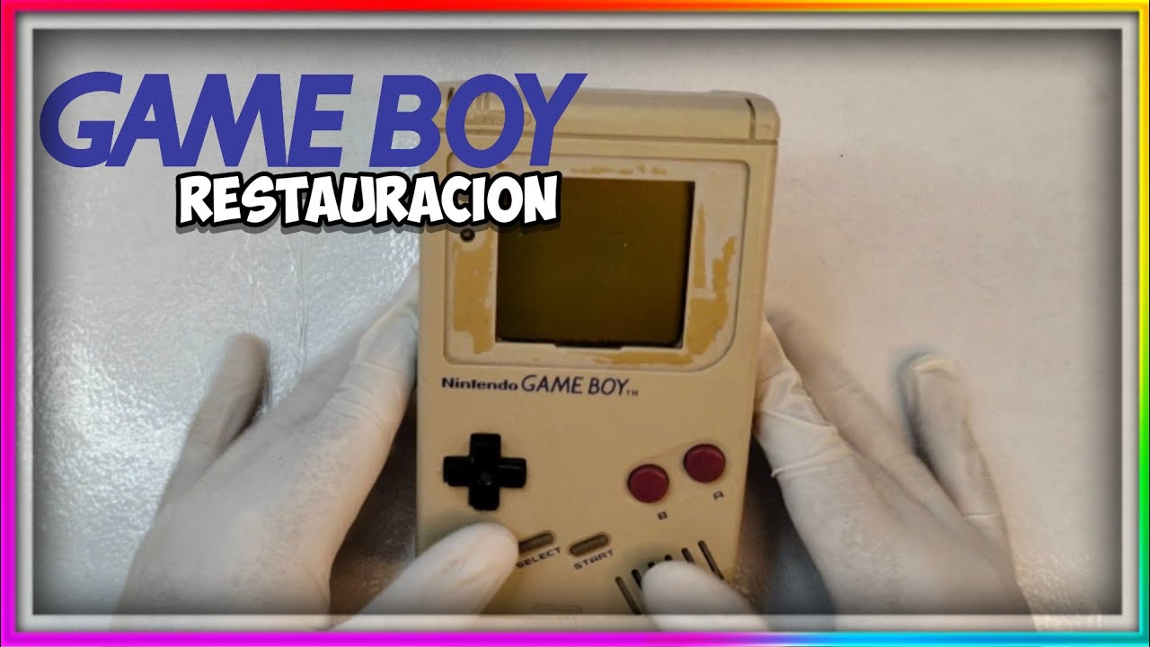 GAME BOY CL&Aacute;SICO restauraci&oacute;n y retro bright qu&iacute;tale el &oacute;xido 😃 #asmr #gameboy #restauracion