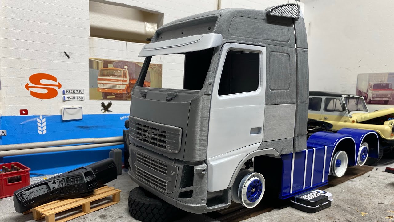 Новый проект Volvo FH16 6x2 , 1:14 Lkw volvo fh16 2010  3d druck