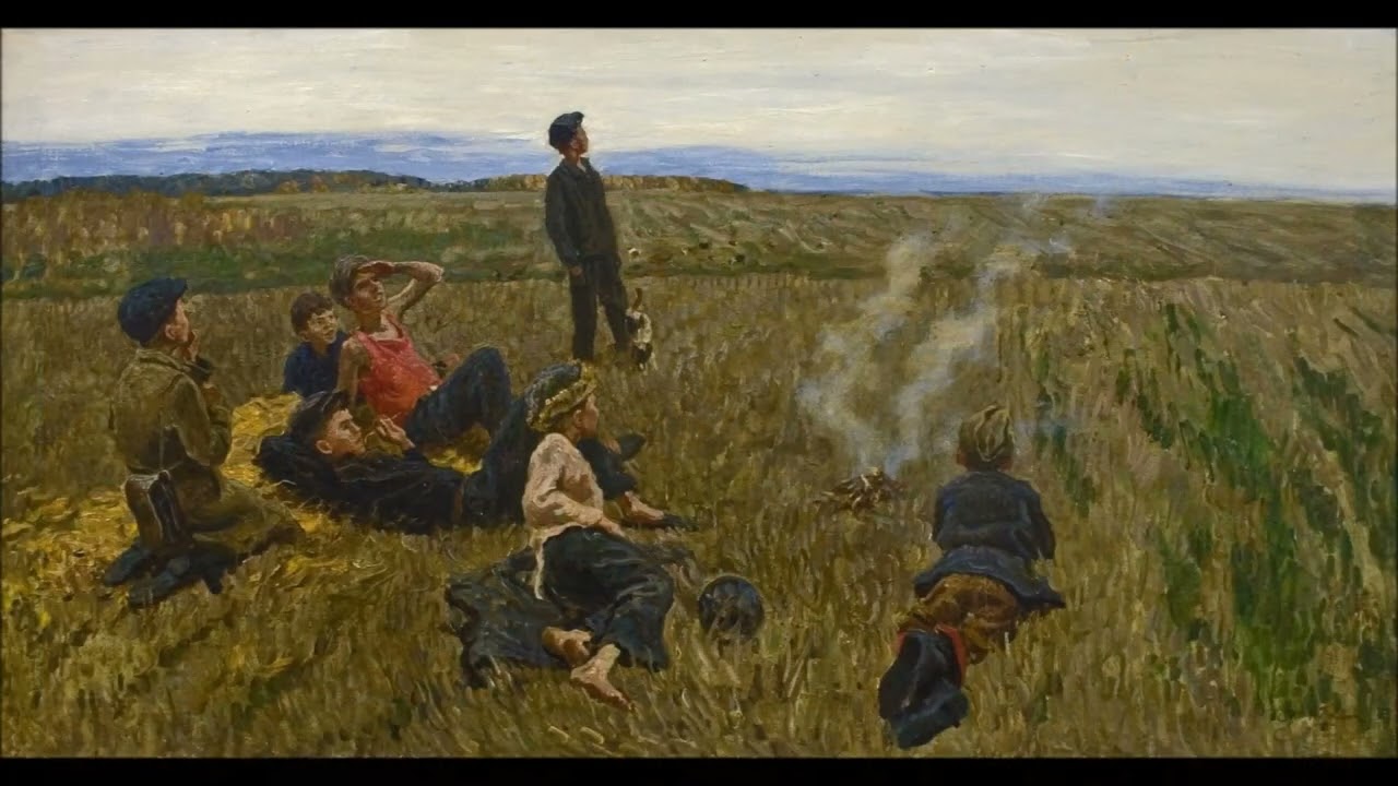Великая Отечественная война на картинах братьев Ткачёвых.