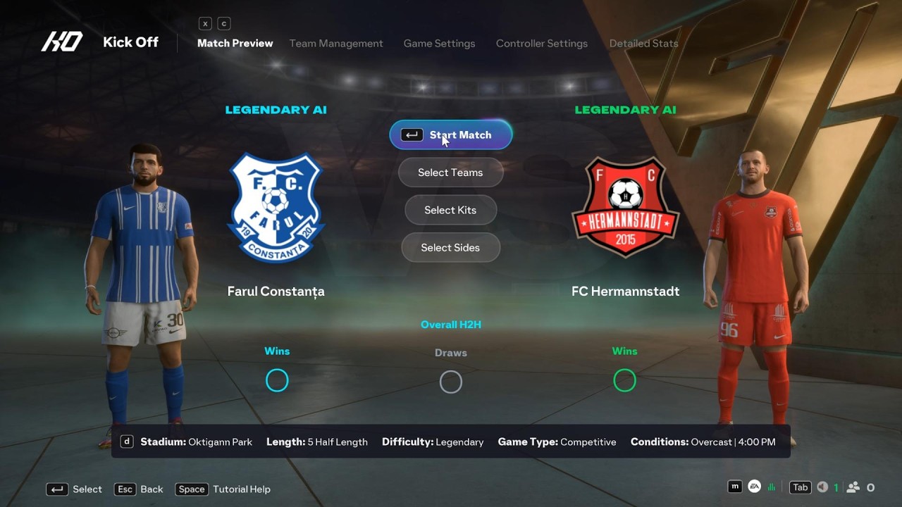 Farul Constanța vs Hermannstadt | Superliga | EA FC 26 | Simulare