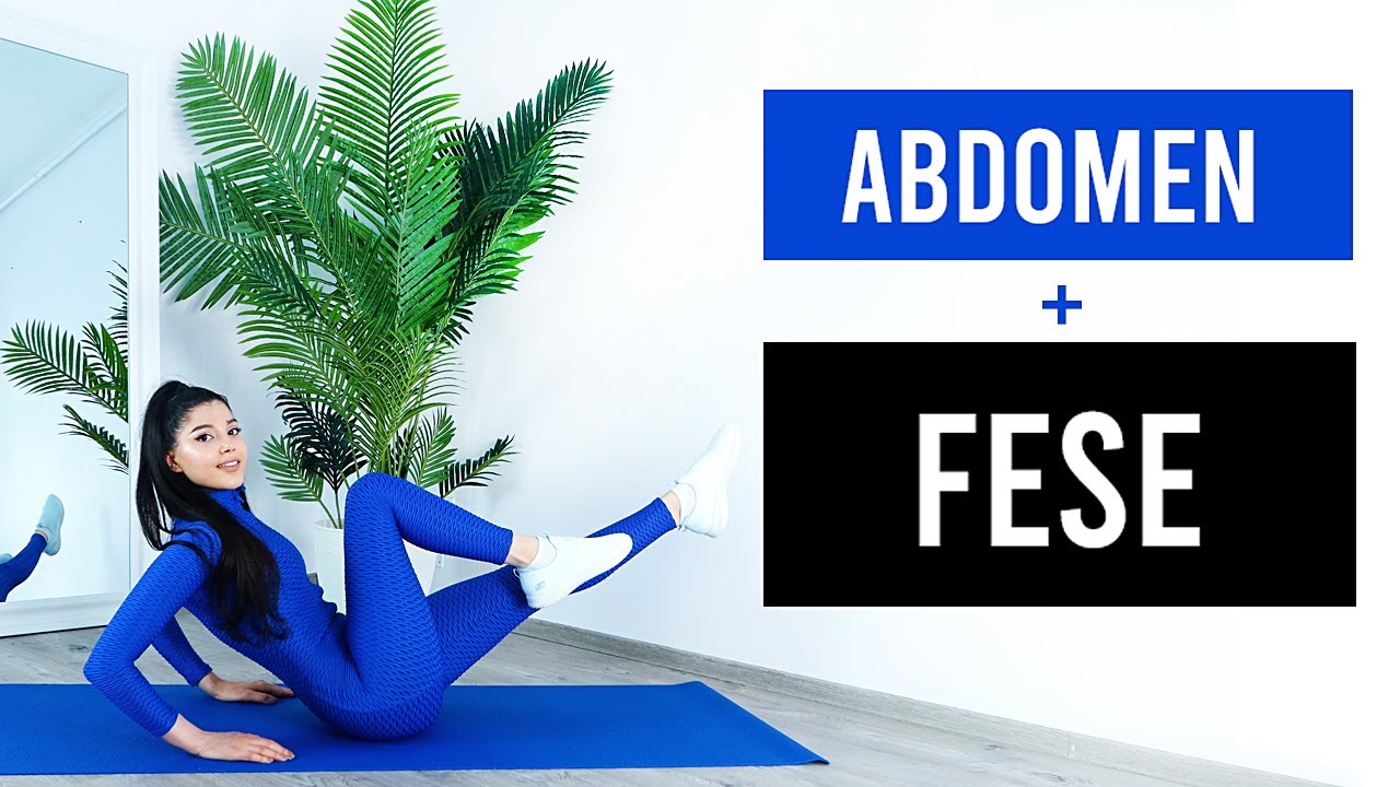 EXERCITII PENTRU UN ABDOMEN PLAT + FESE BOMBATE/ ANTRENAMENT ACASA [HD]