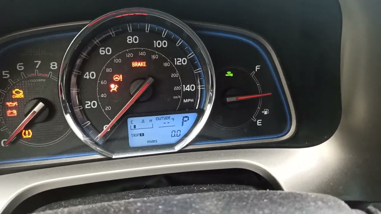 Toyota RAV4 Как обнулить(убрать) 