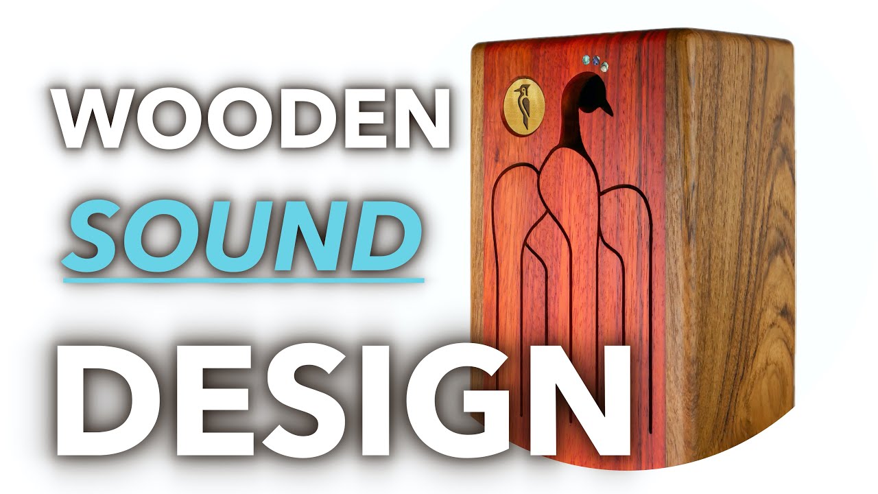 Wooden Tongue Drum - 6 tongues (Peacock design by WoodPack)