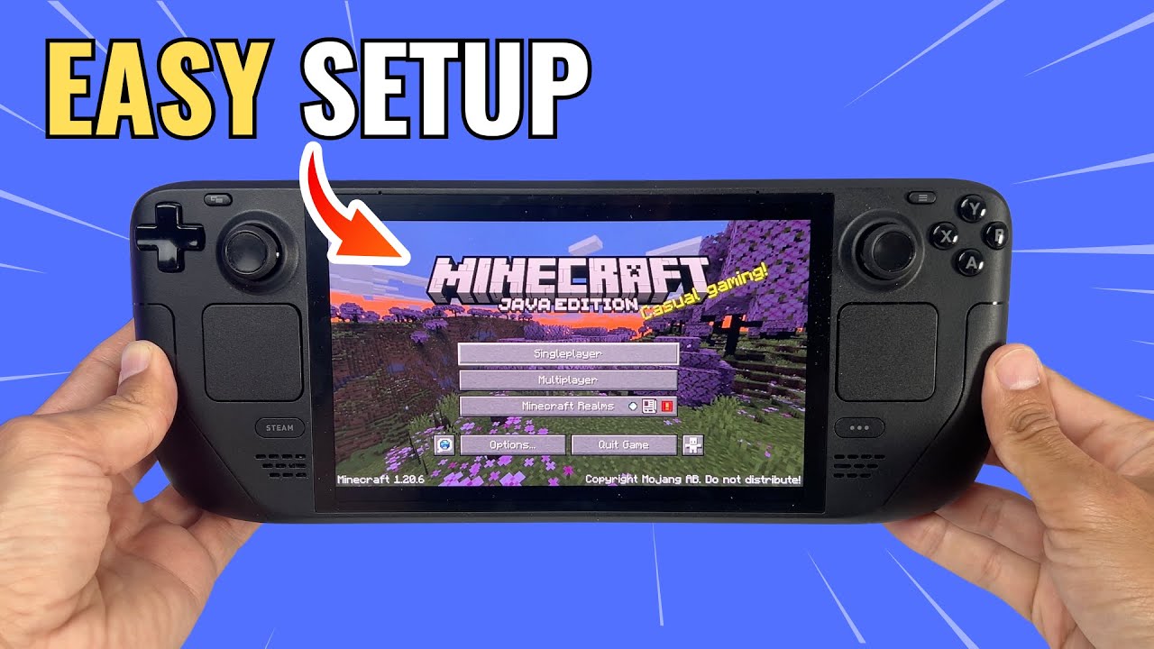 Setup Minecraft on Steam Deck EASILY (2024)