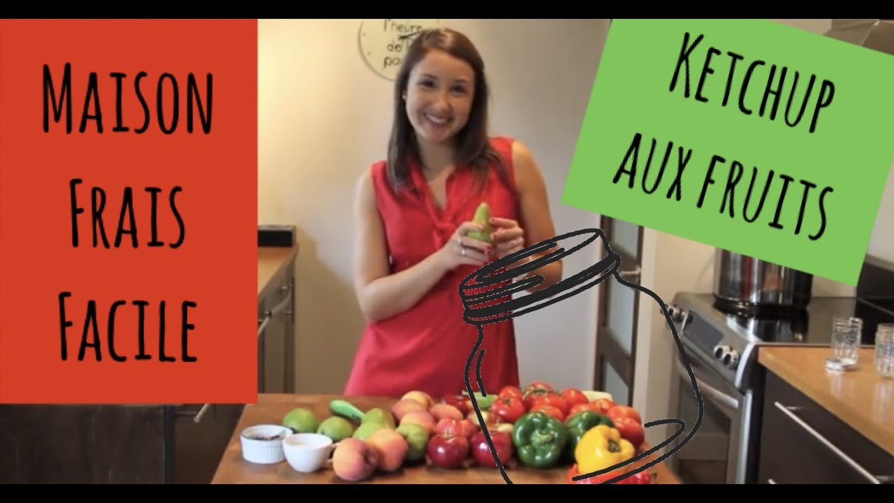 La recette traditionnelle de ketchup aux fruits maison