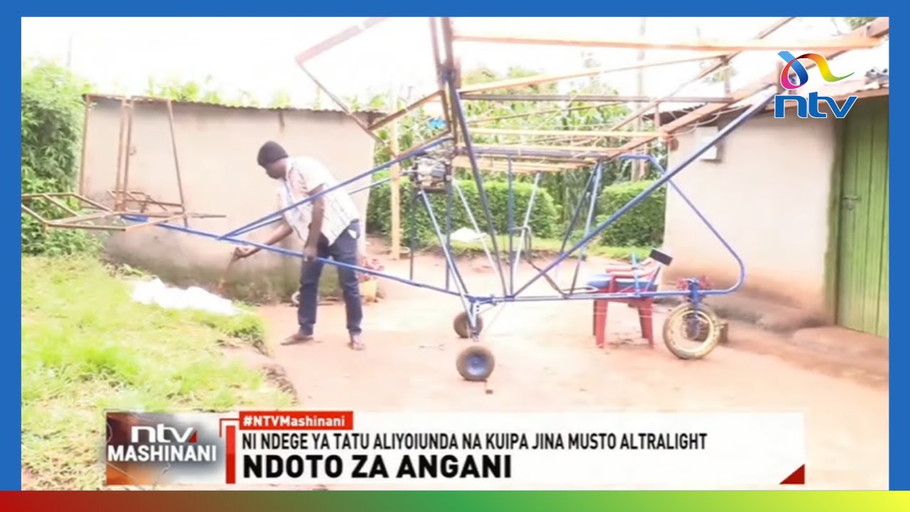 Kijana kutoka Pokot Magharibi aunda ndege aina ya helikopta