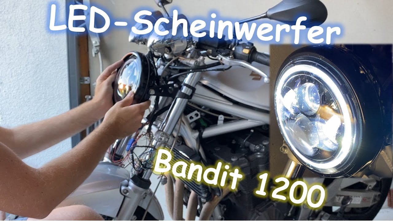 Suzuki Bandit 1200: LED-Scheinwerfer | Zeitraffer | Pj#1