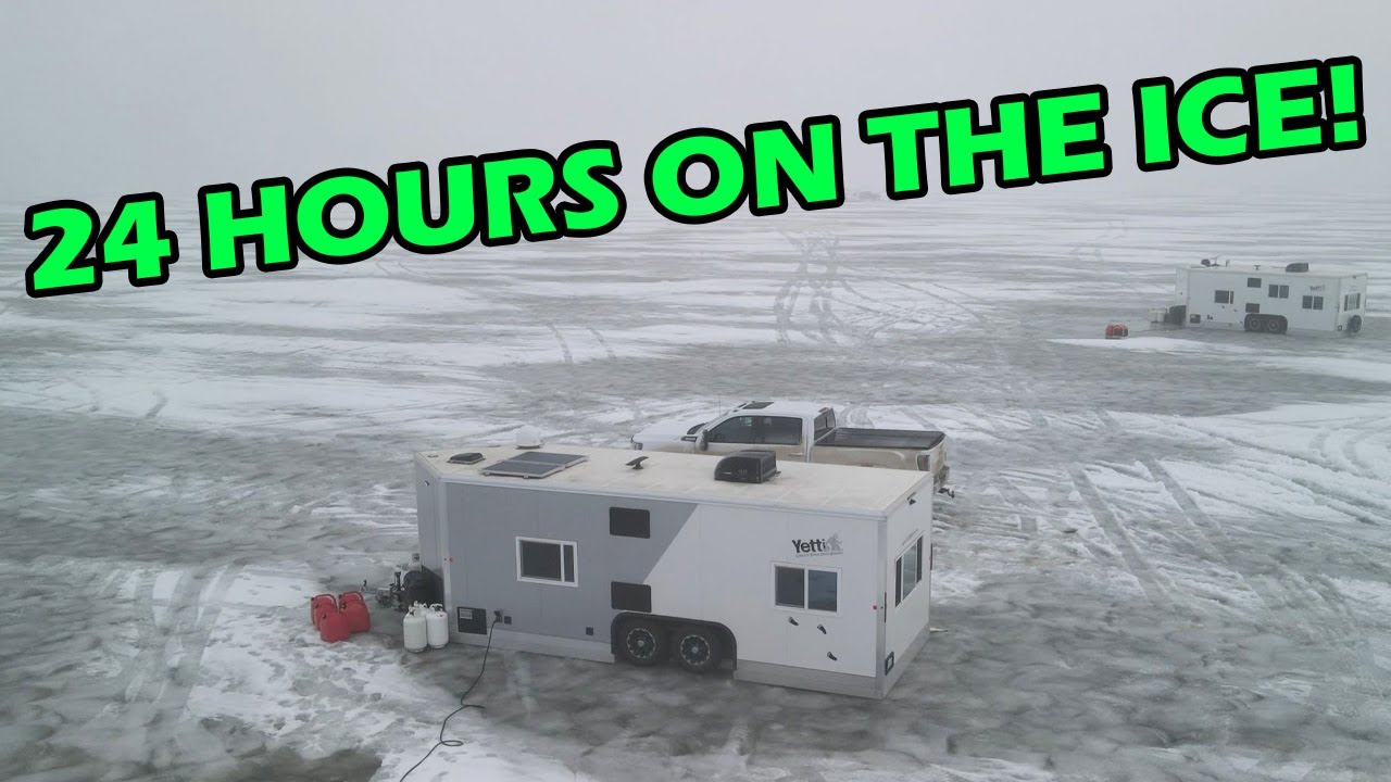 Overnight Ice Fishing in STYLE! | Lake Winnipeg