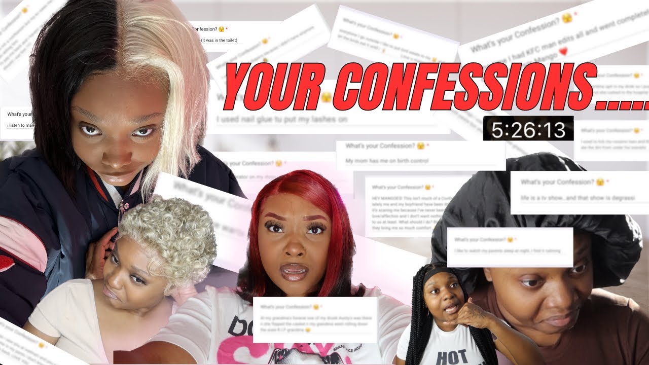 The Ultimate REACTING TO CONFESSIONS Marathon