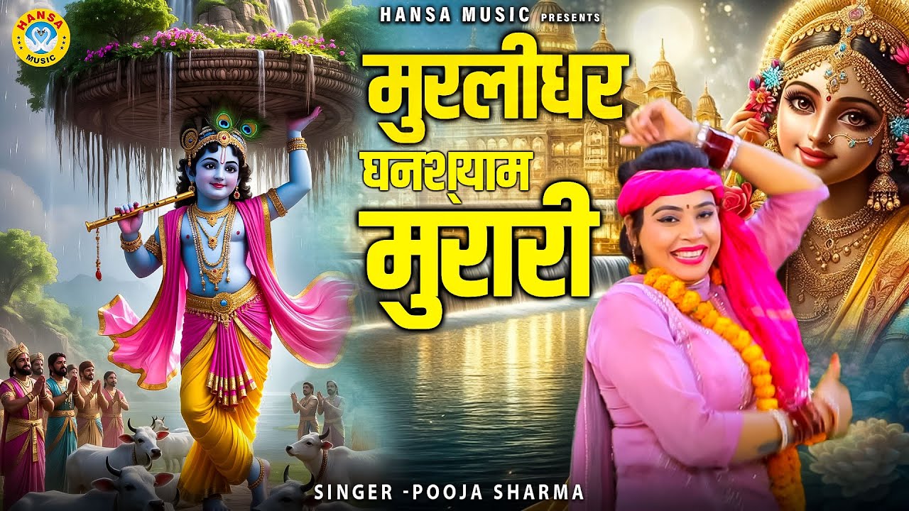 राधा कृष्ण जी का मन मोहक भजन | मुरलीधर घनश्याम मुरारी | Pooja Sharma | Krishna Bhajan