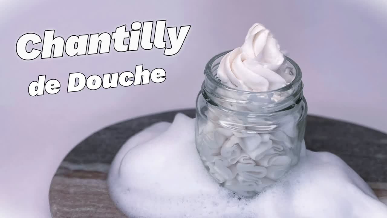 Chantilly de Douche Hydratante  🎁 Recette Facile DIY