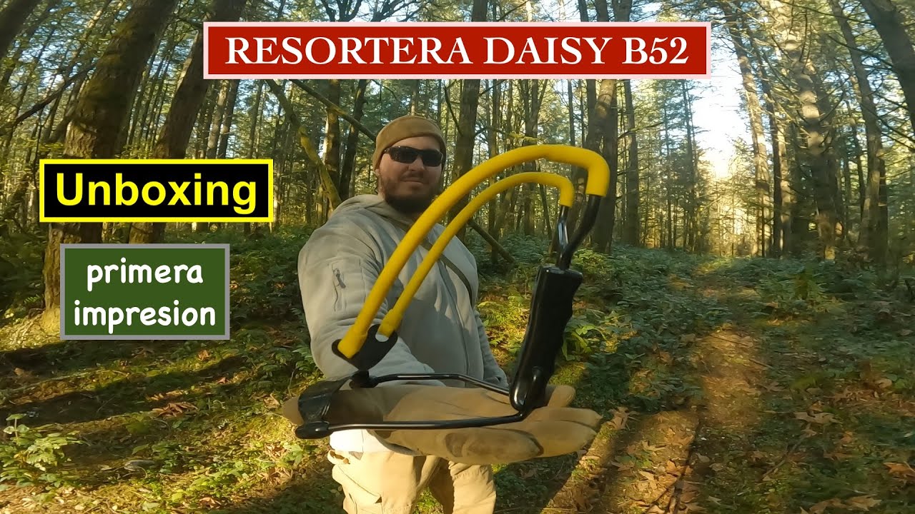 RESORTERA DE CACERIA DAISY B52. UNBOXING Y PRUEBA.