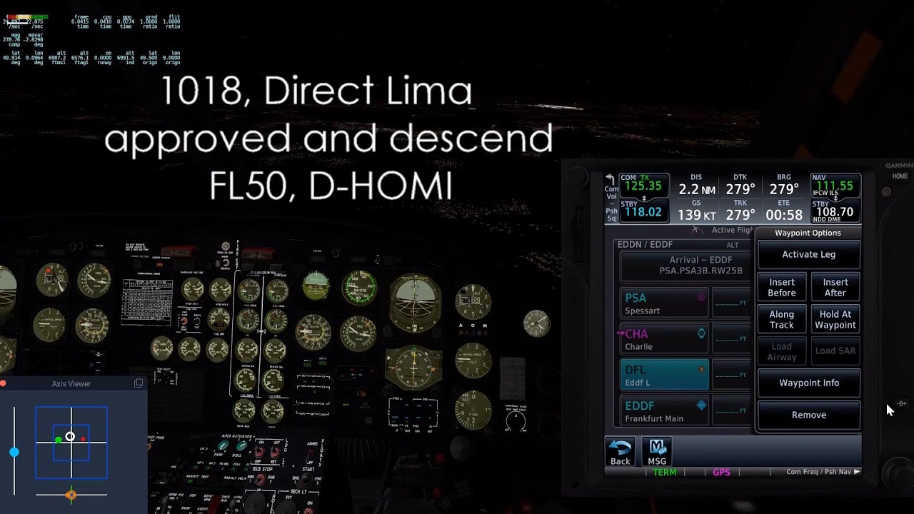 IFR Night Flight Part 2 - Not As Planned - With Vatsim ATC