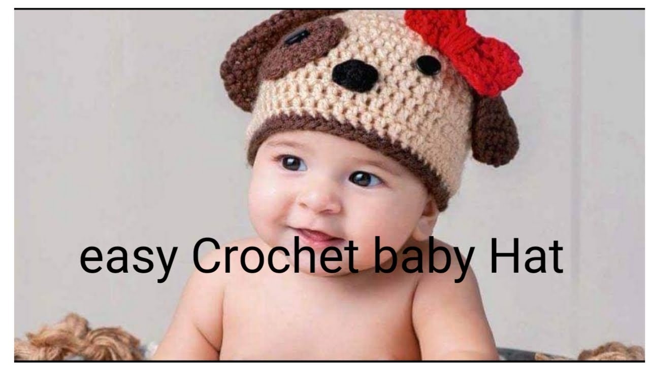 Easy Crochet Baby Hat part (1)ကလေးဦးထုပ်ထိုးနည်း