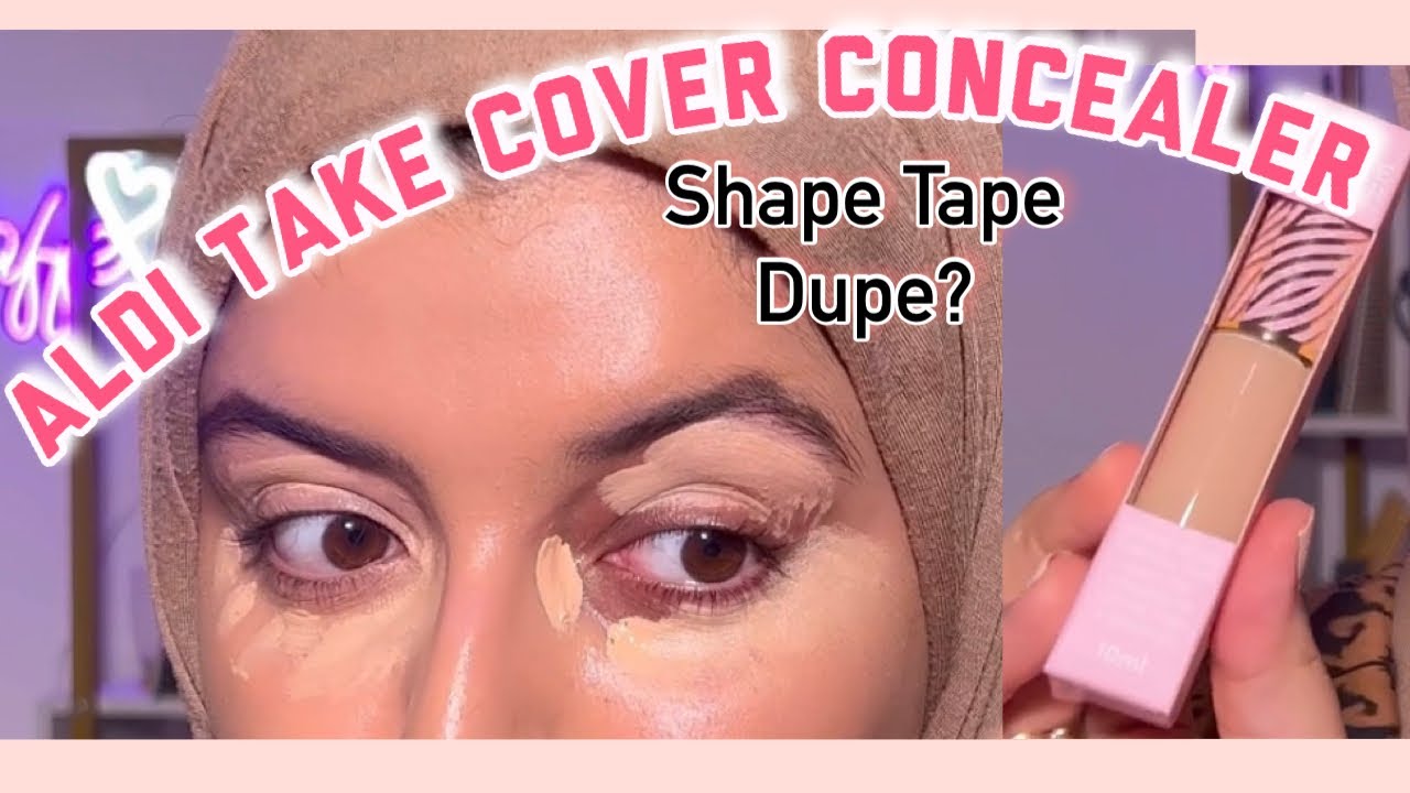 ALDI take cover CONCEALER/ TARTE shape tape Dupe???