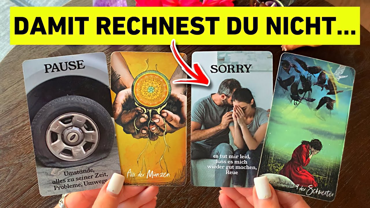 ZWEITE CHANCE 🚨 Jemand will etwas REPARIEREN denn ER hatte eine bittere ERKENNTNIS... Tarot Liebe
